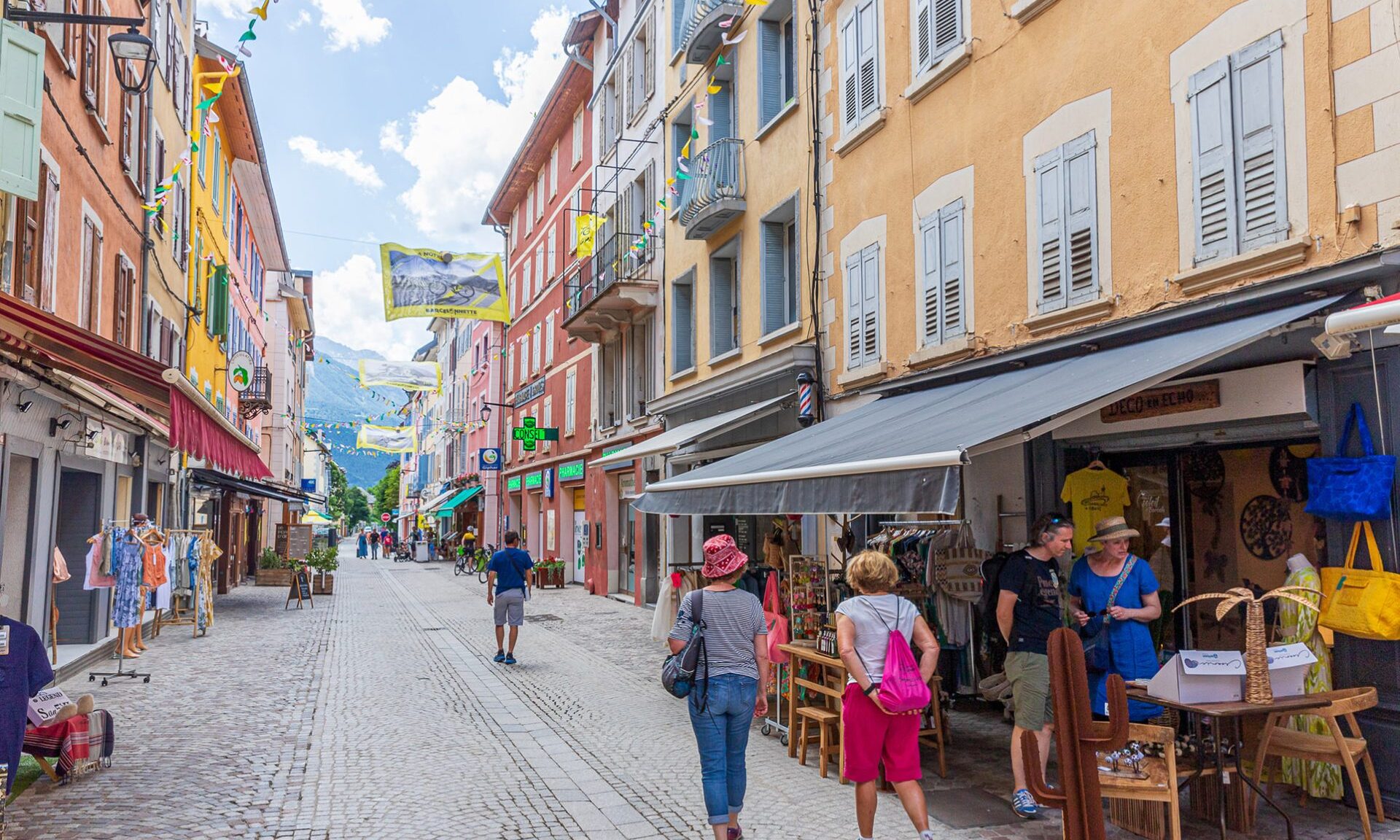 Barcelonnette dans la vallée de l'Ubaye