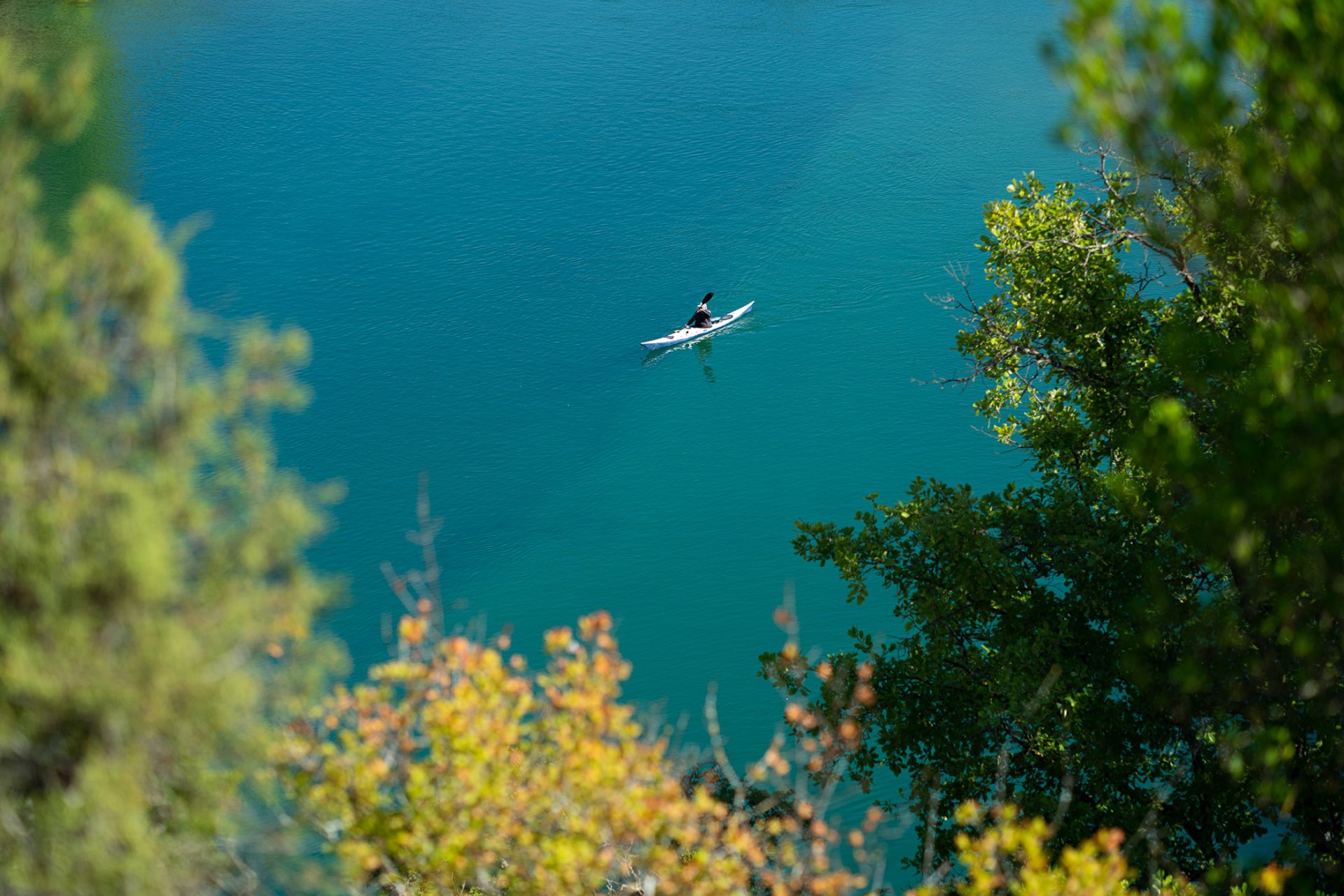 Kayak dans les Basses gorges du Verdon à Quinson