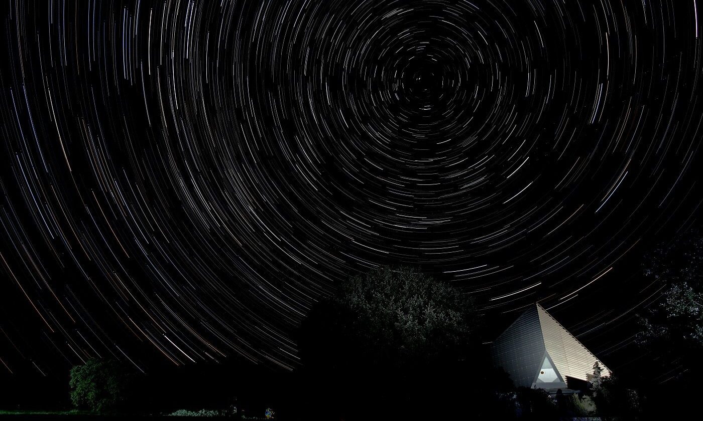 Ciel étoilé au Centre d'Astronomie de Saint-Michel l'Observatoire