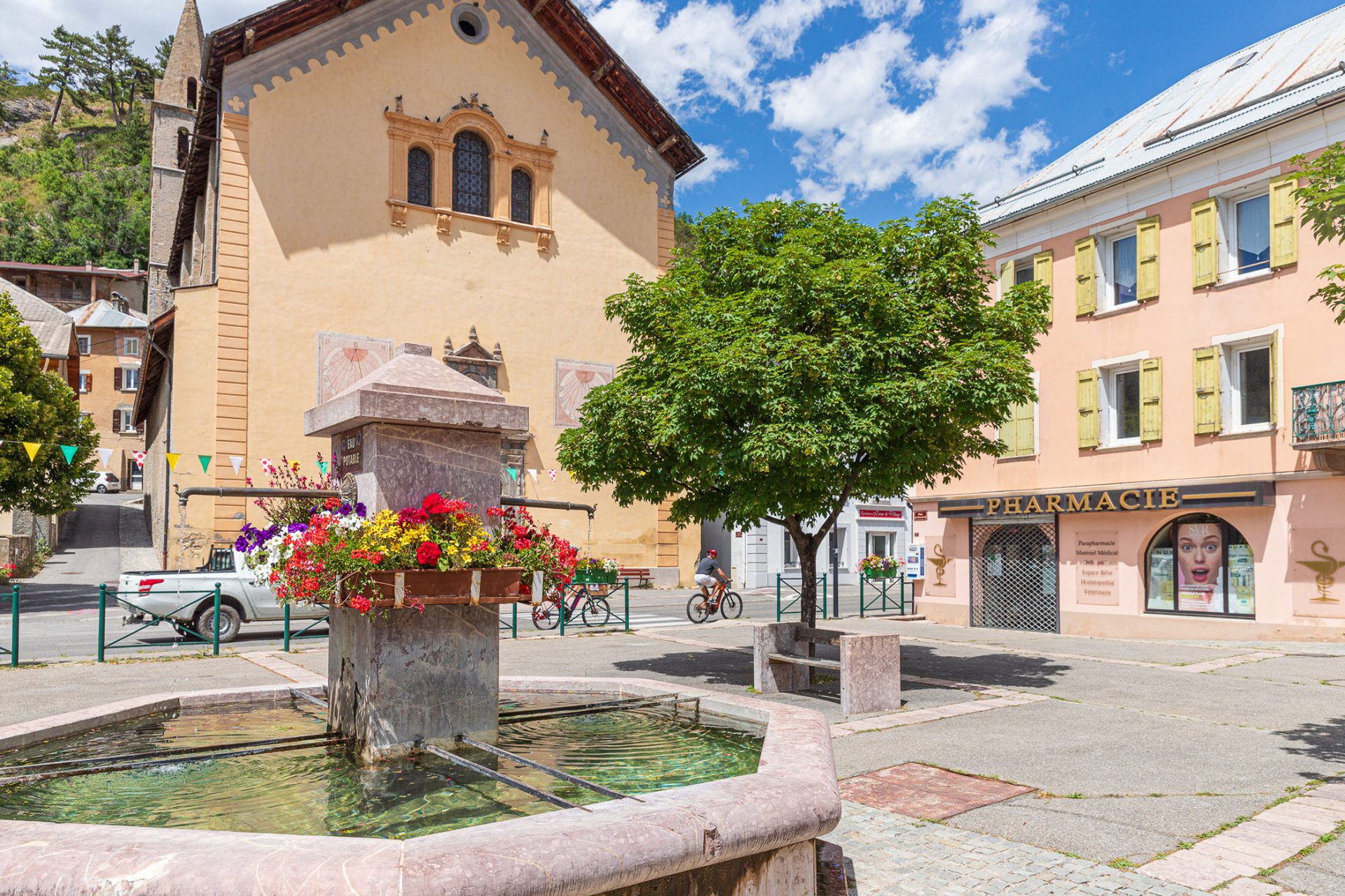 Village de Jausiers en Ubaye