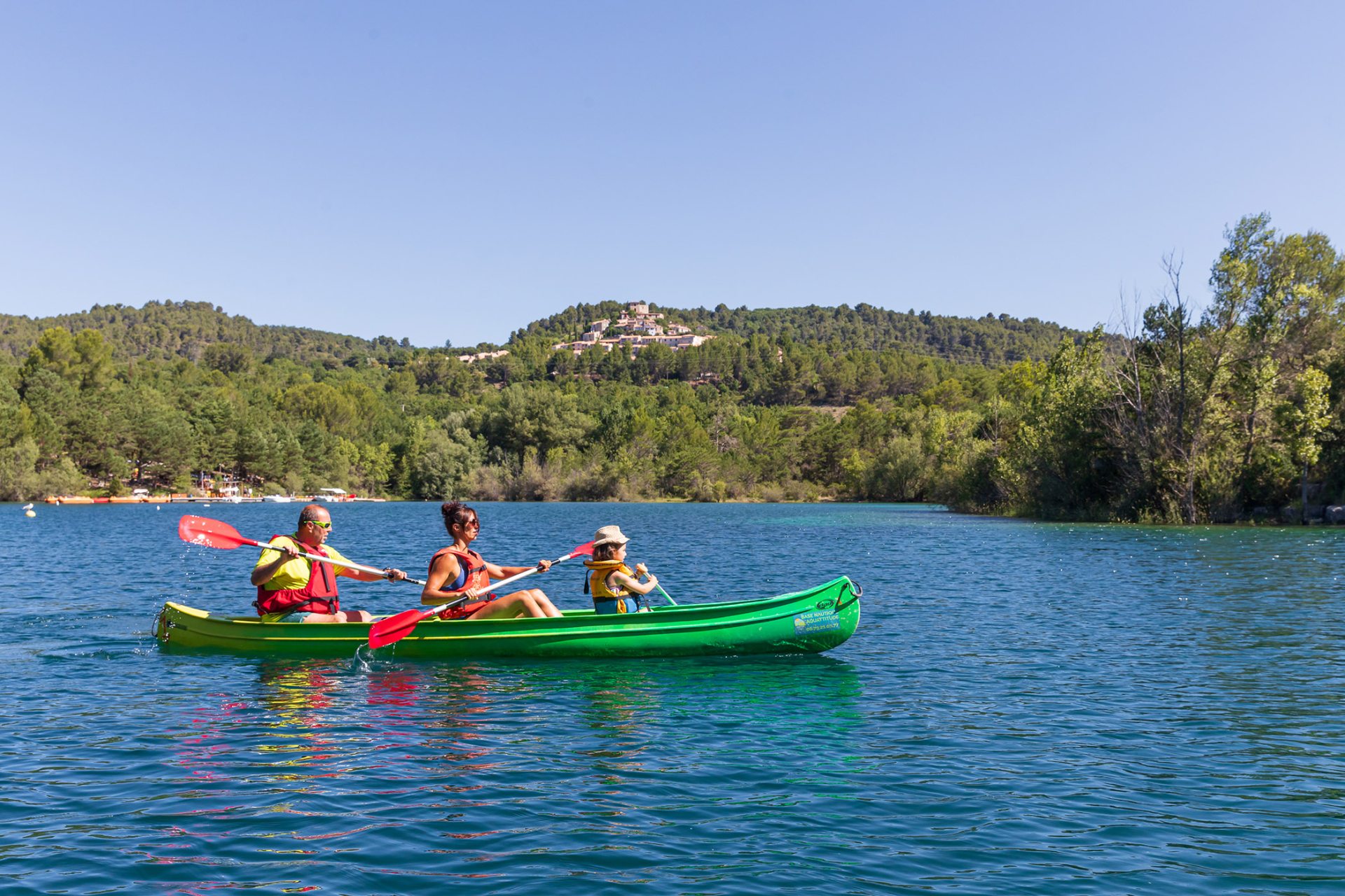 Lac de Montpezat et Gorges de Baudinard en canoë