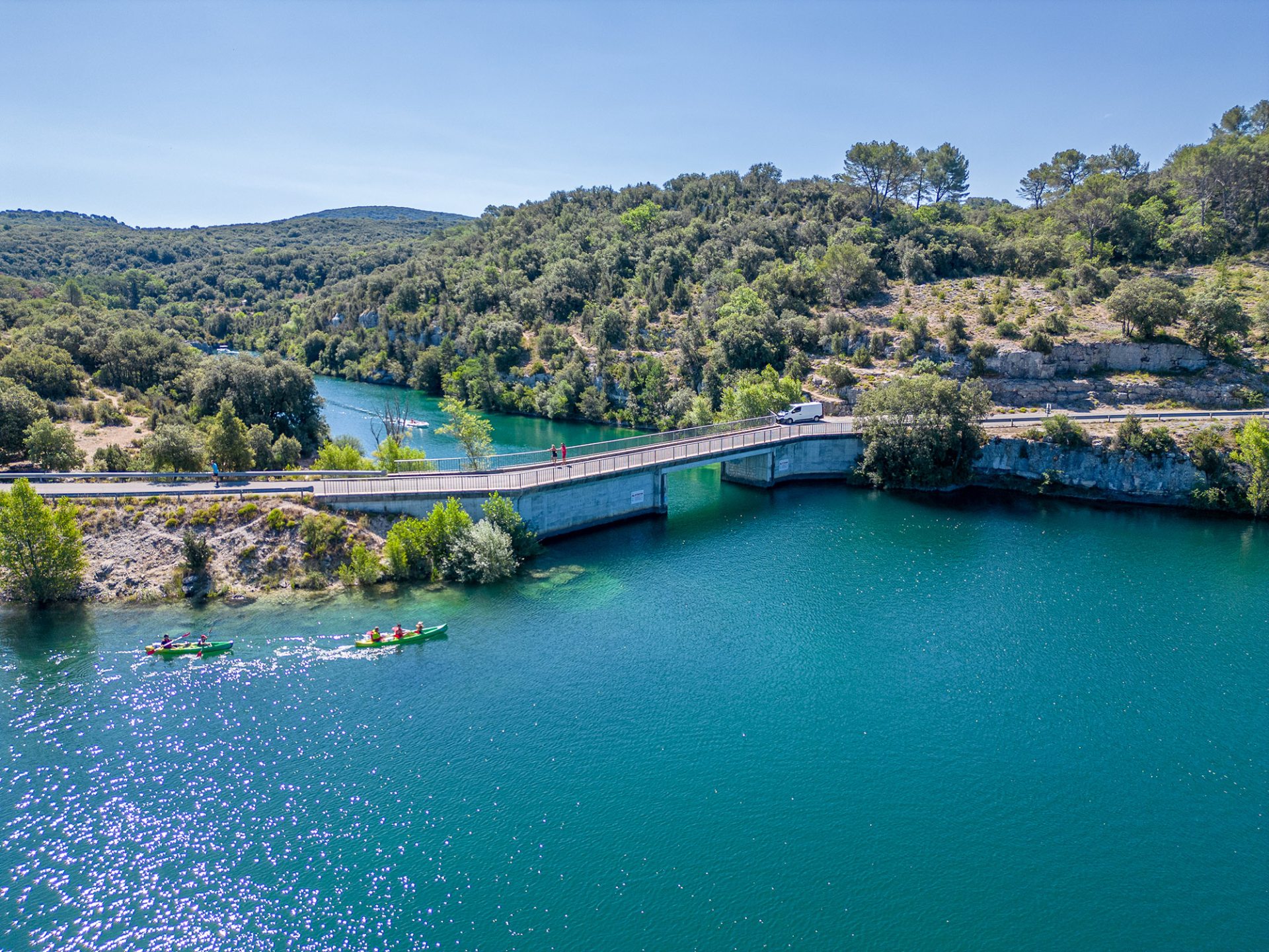 Lac de Montpezat et Gorges de Baudinard
