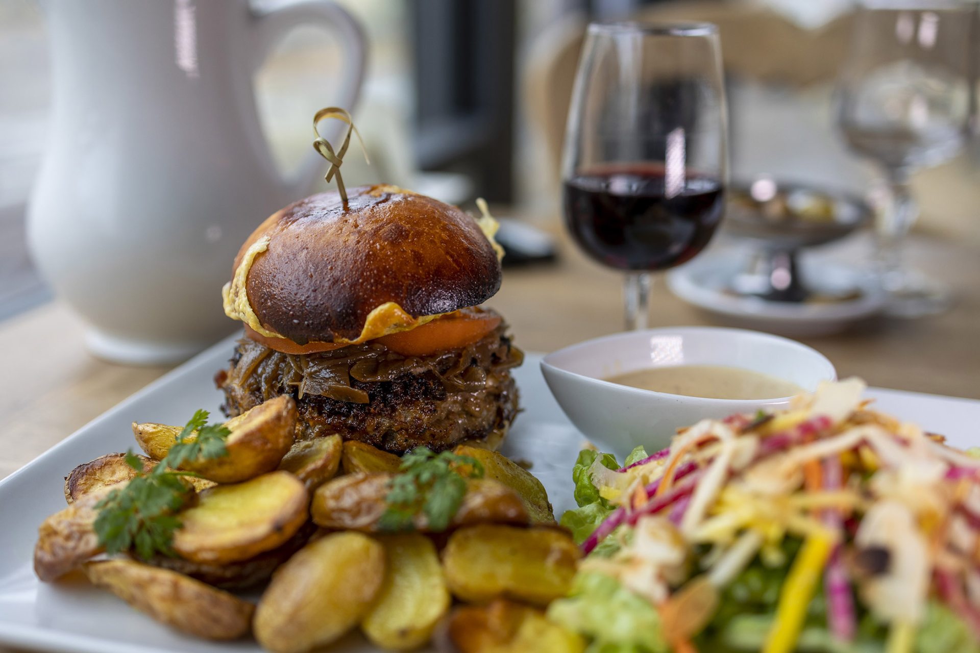 Plat de Jany Gleize, chef du restaurant La Bonne Etape à Château-Arnoux