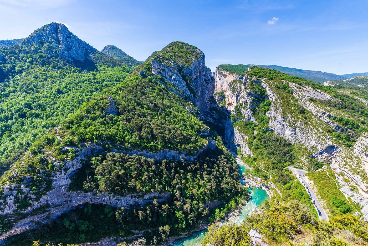 Le point sublime dans les Gorges du Verdon