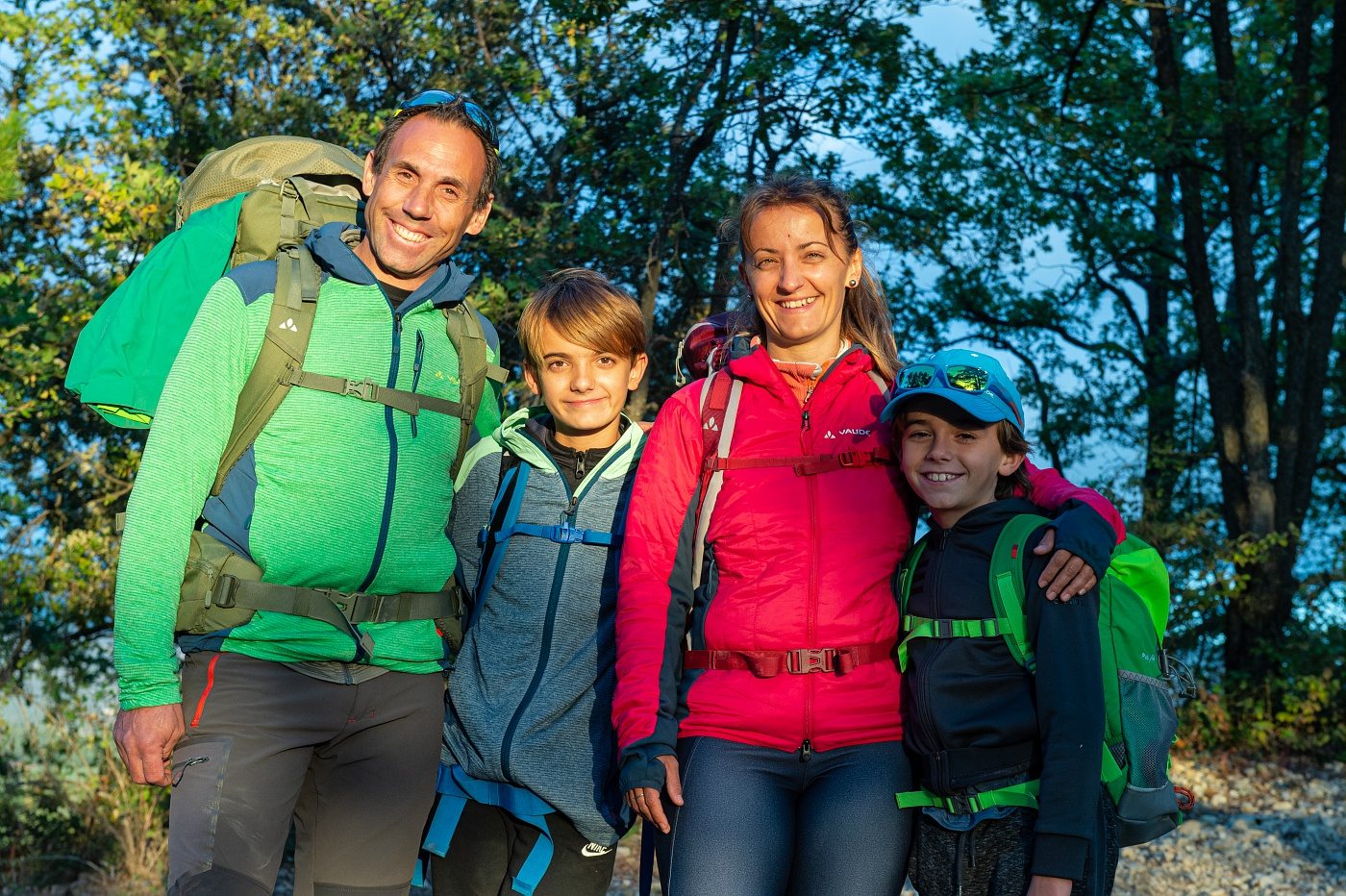 Randonnée en famille