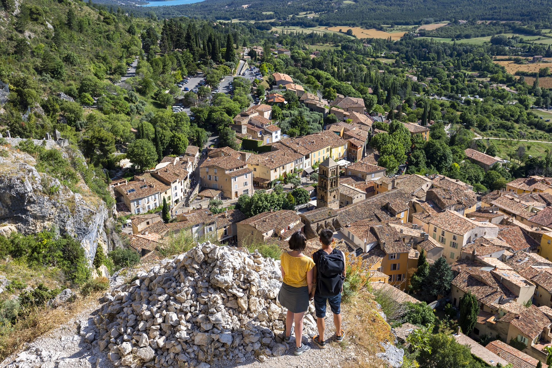 Les toits de Moustiers-Sainte-Marie