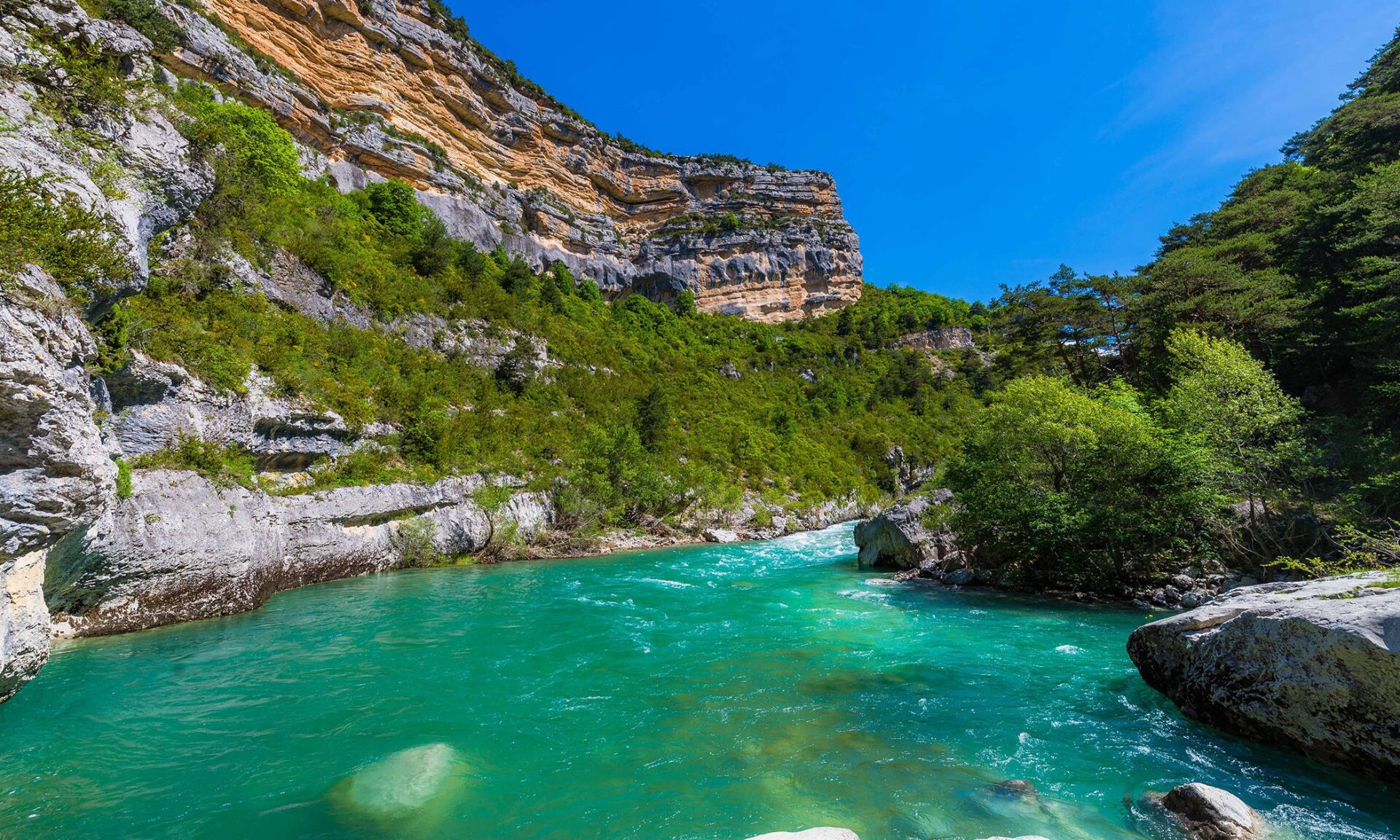 Rivière Verdon dans les Gorges du Verdon