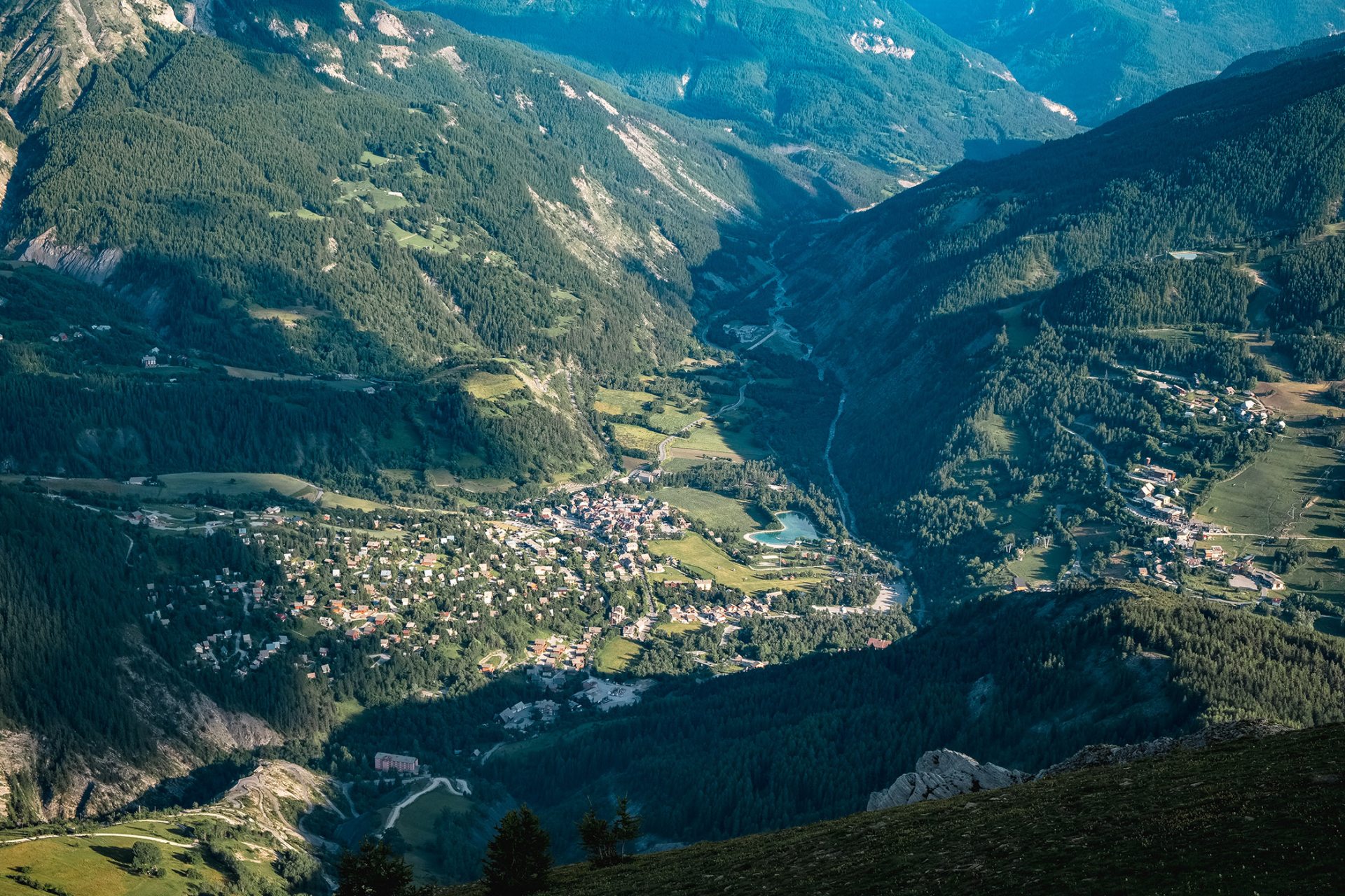 Village d'Allos en été
