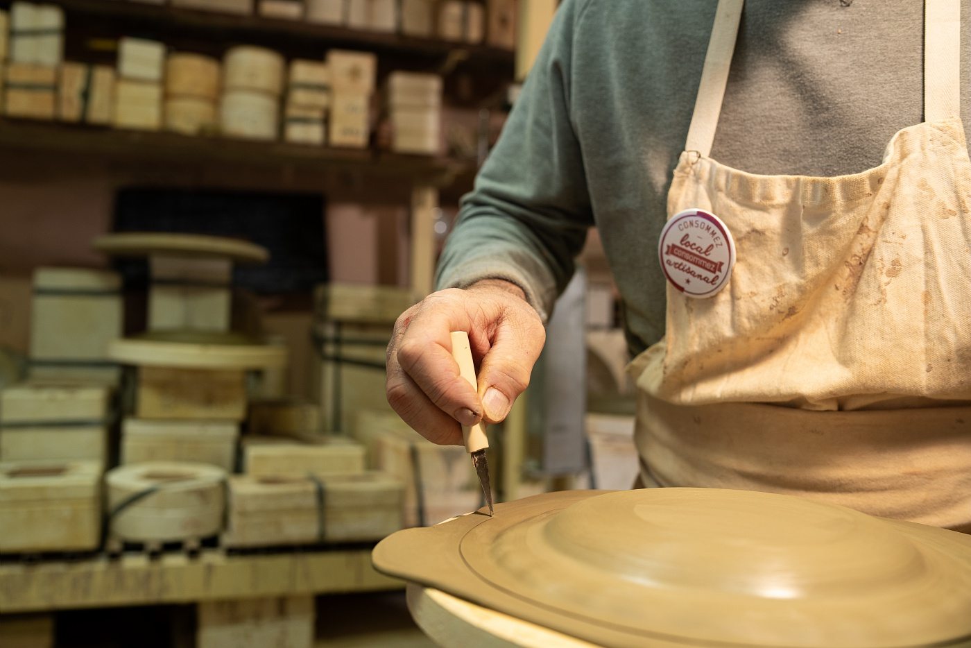 Faïence de Moustiers : atelier Blanc Michèle