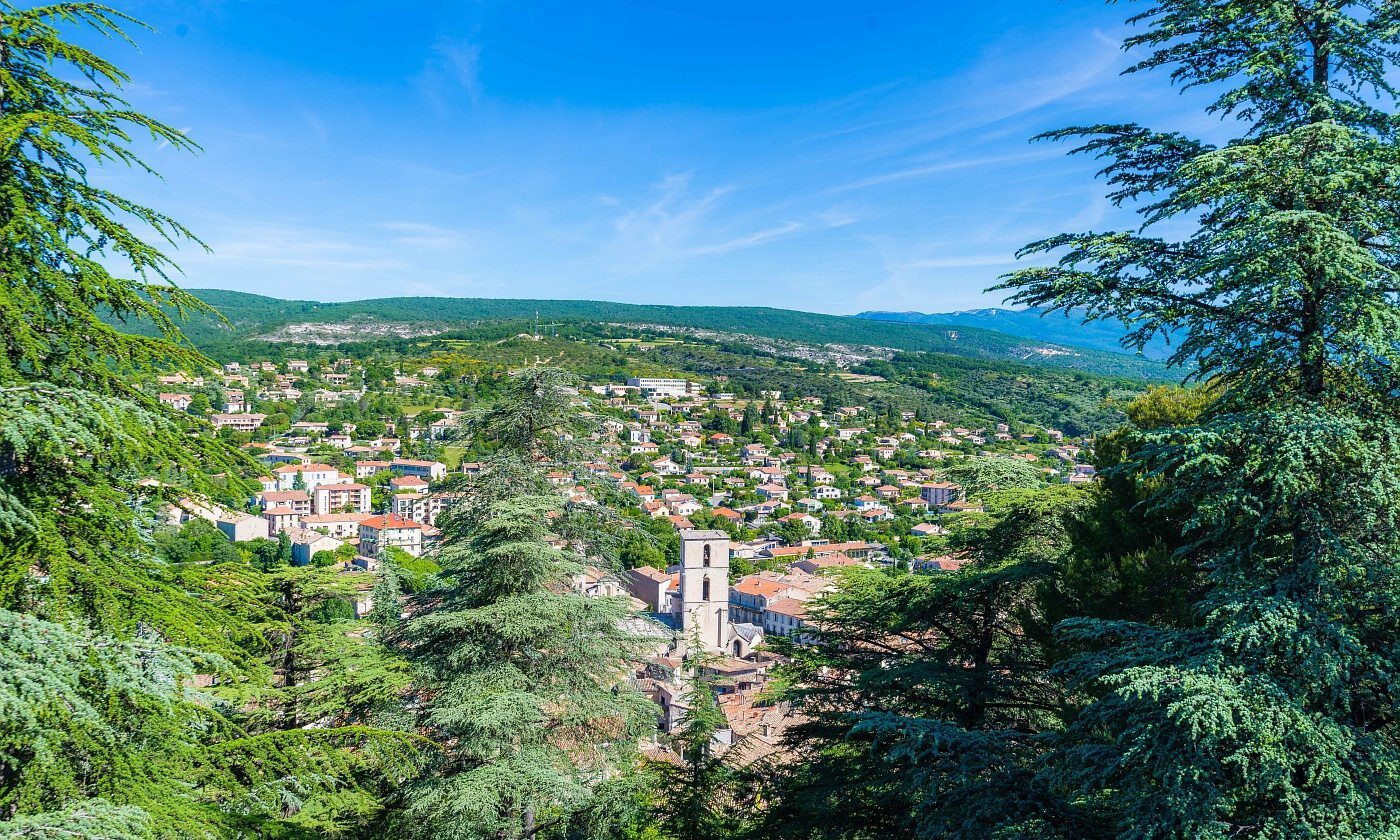 Forcalquier vu depuis la citadelle