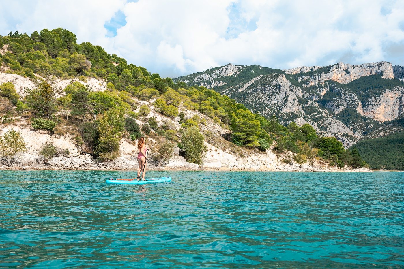 Paddle sur le lac de Sainte-Croix du Verdon