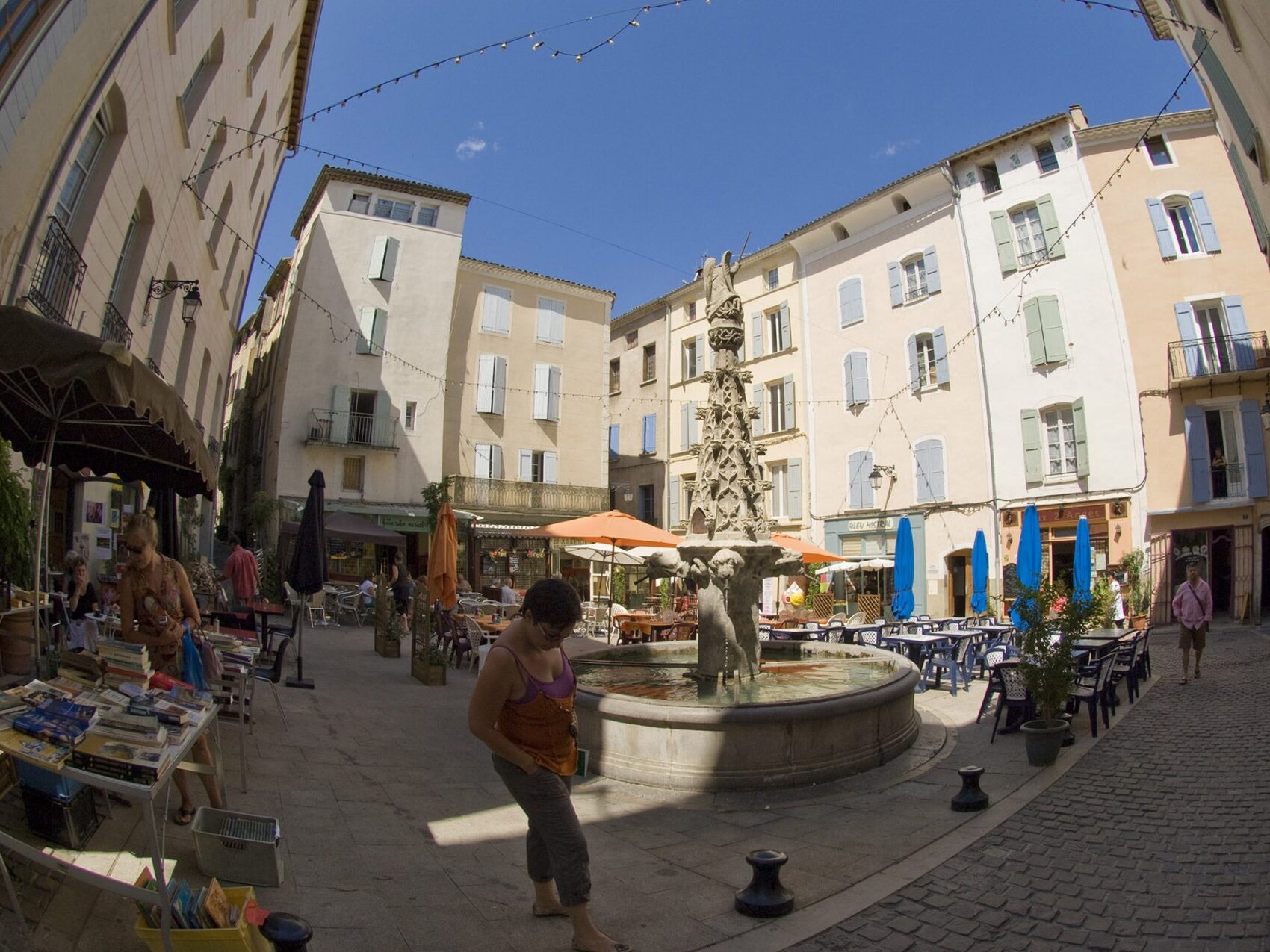 Place Saint-Michel à Forcalquier