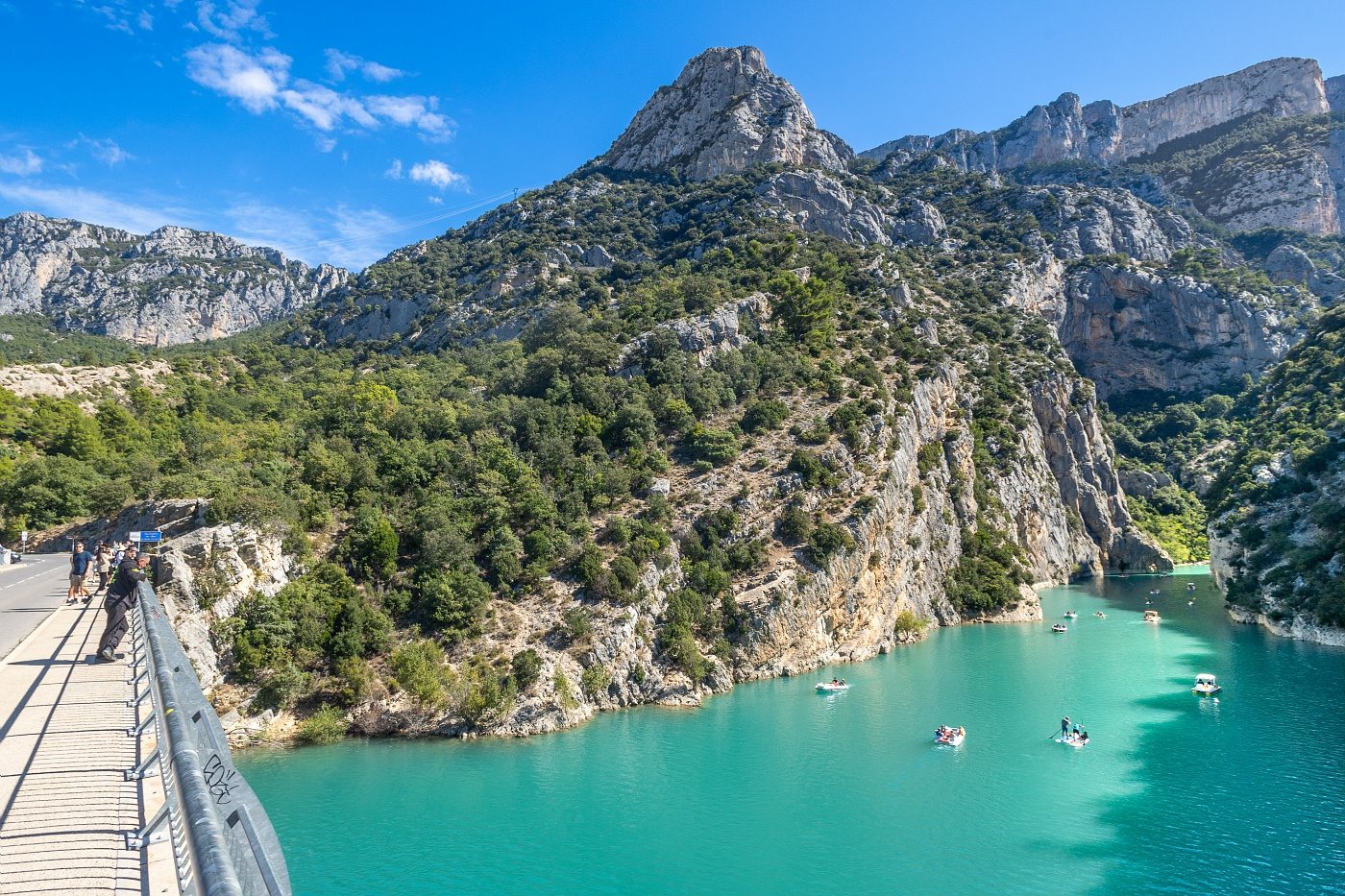 Pont de Galetas entre les Gorges du Verdon et le lac de Sainte-Croix