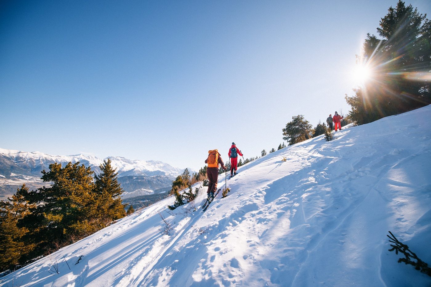 Ski de randonnée à Chabanon