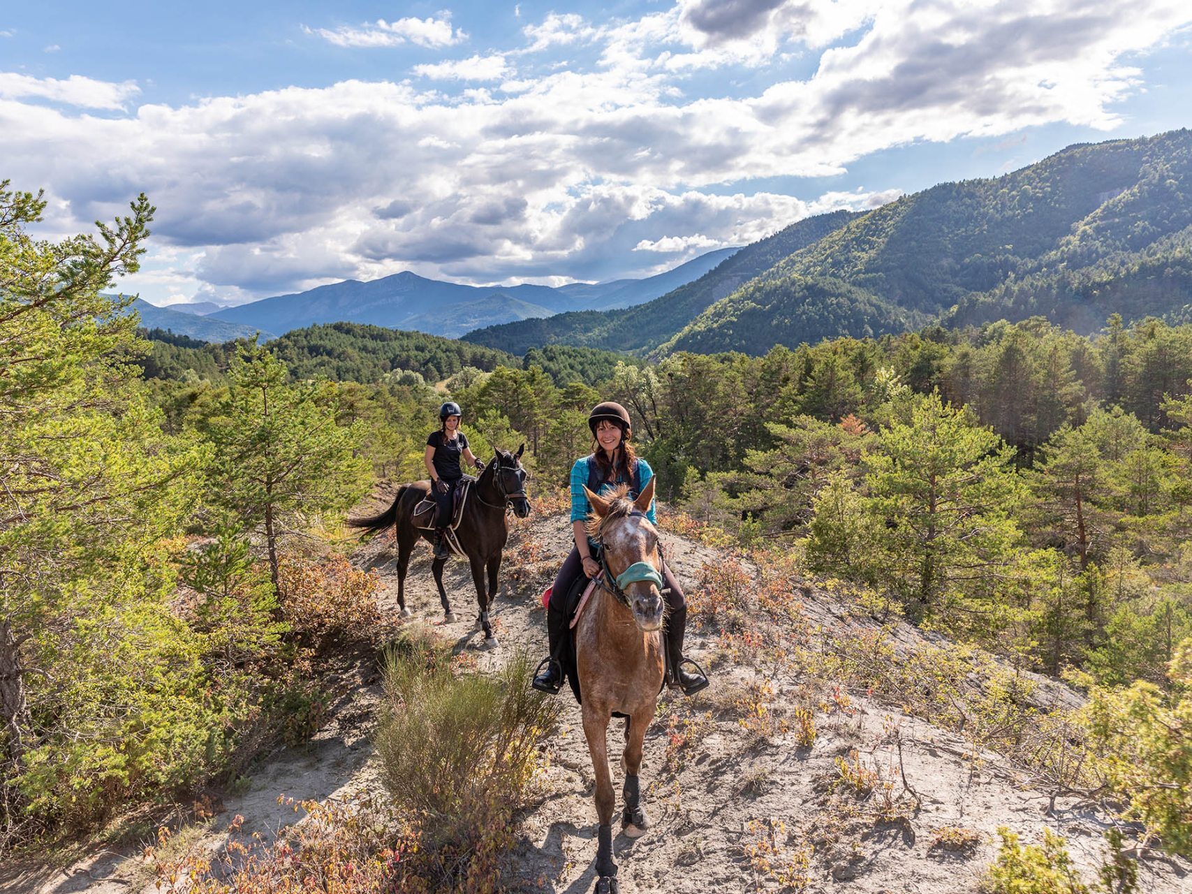 Randonnée à cheval dans les Hautes Vallées de l'Asse