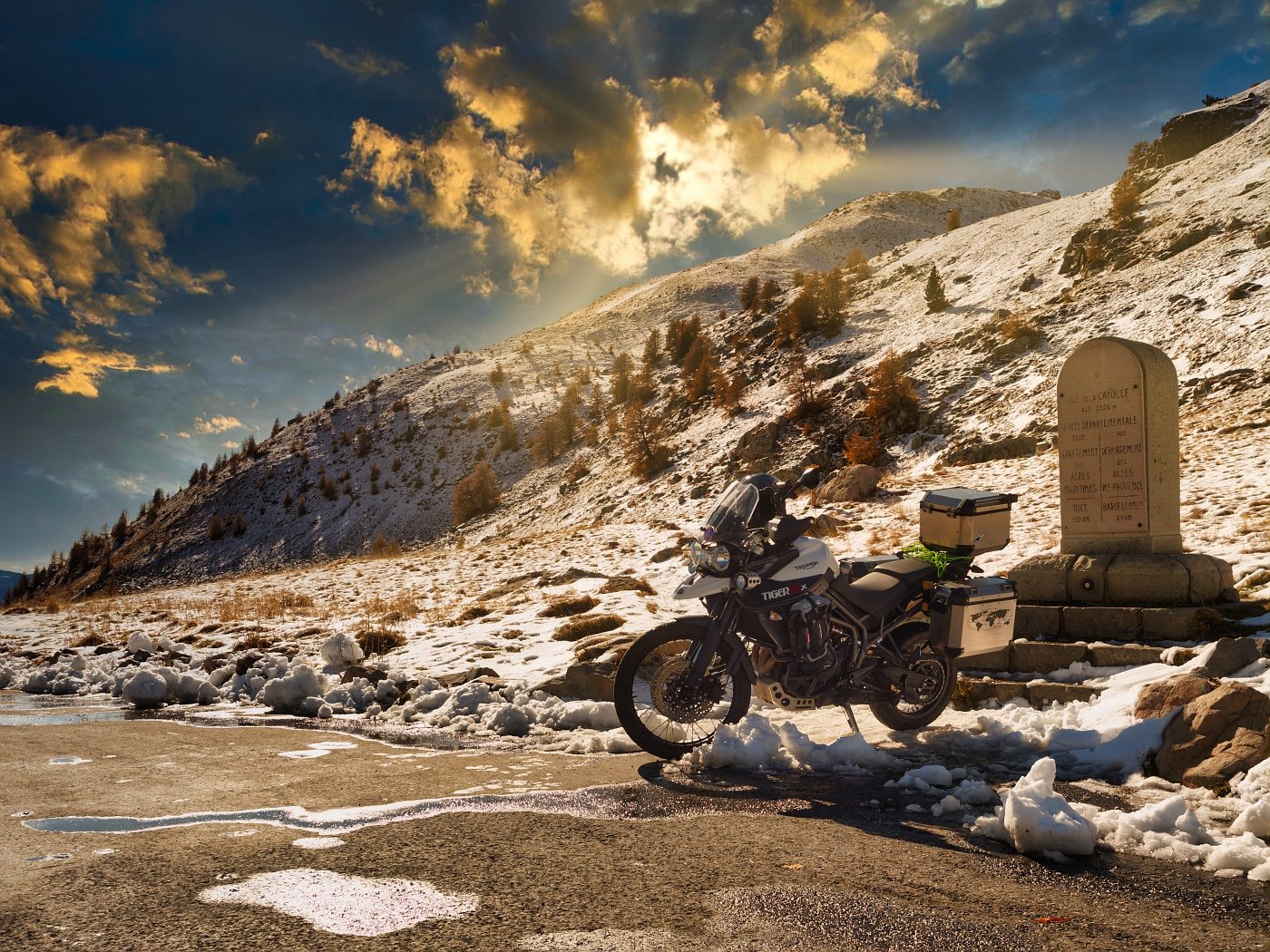 Col de la Cayolle à moto