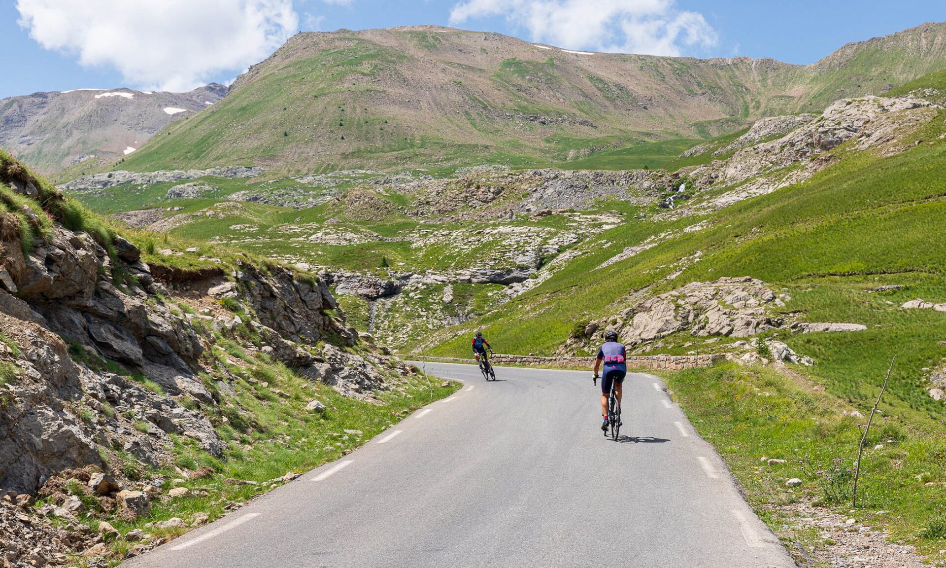 Cyclotourisme dans le Col de la Bonette