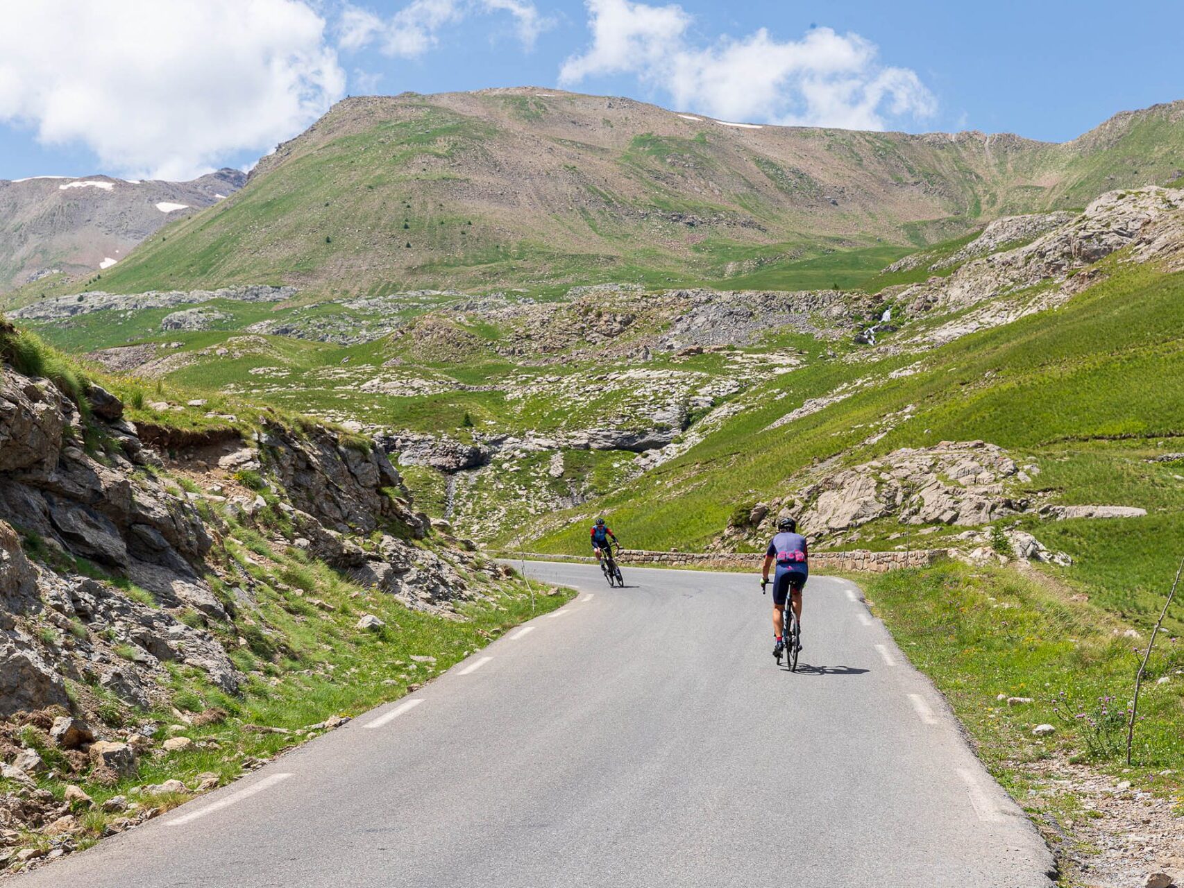 Cyclotourisme dans le Col de la Bonette