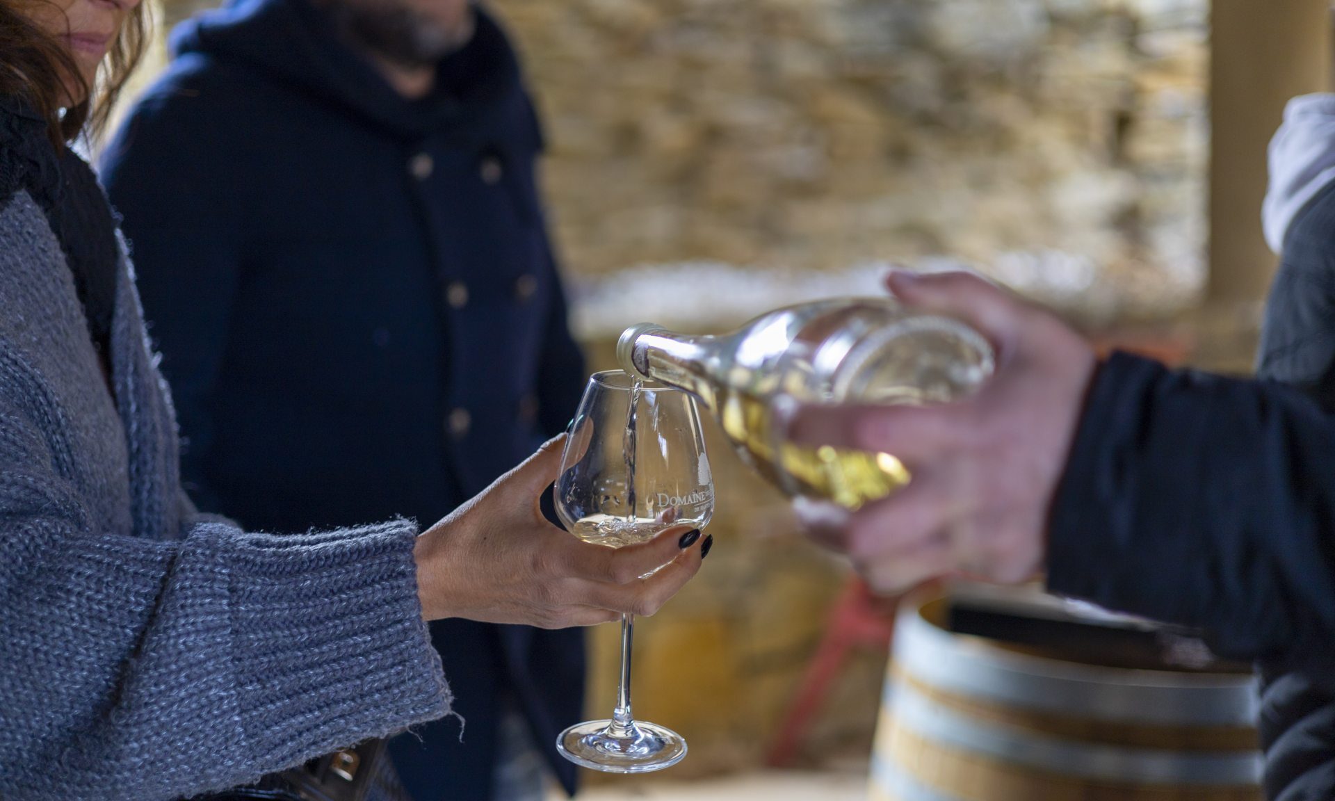 Dégustation de vin au Domaine des Bergeries de Haute Provence