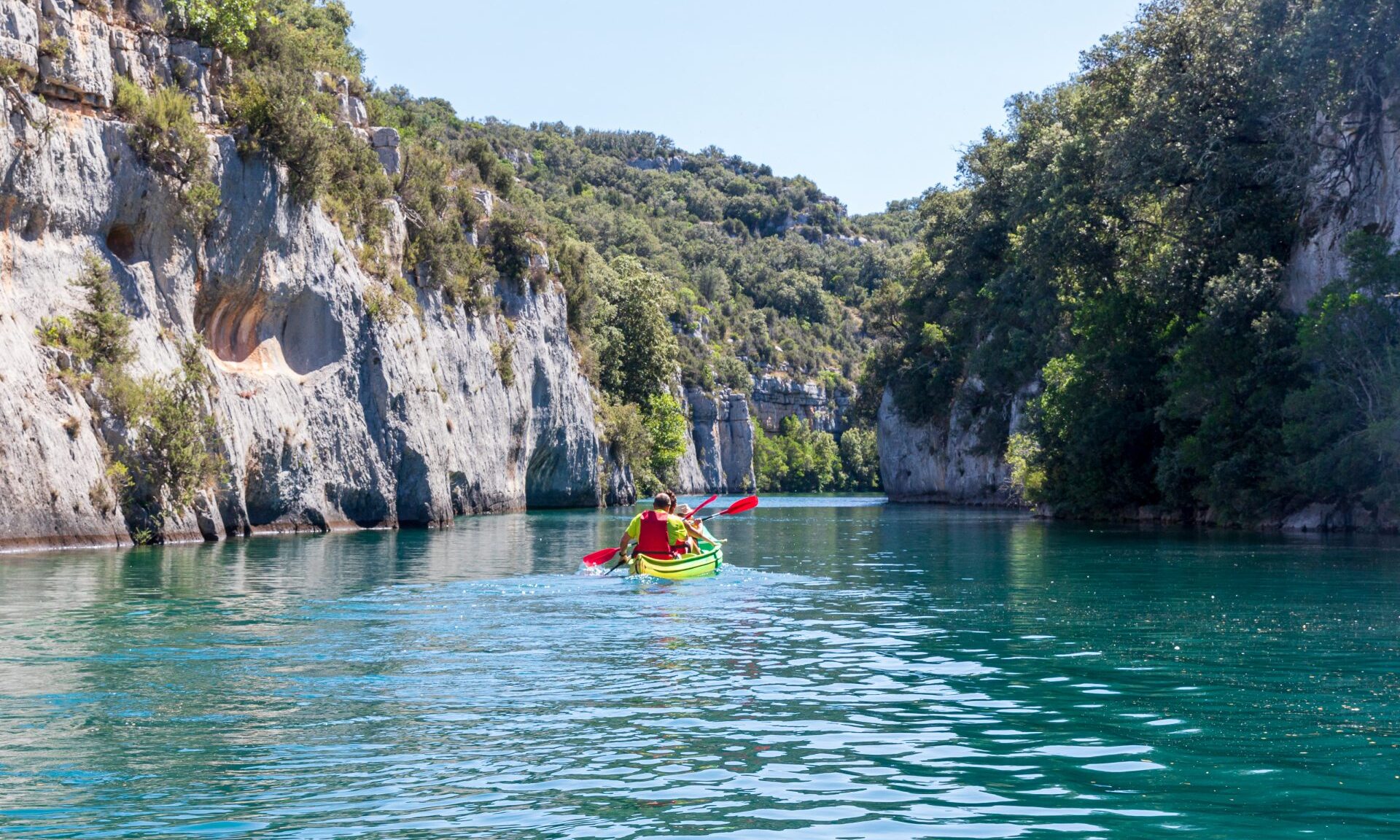 Gorges de Baudinard en canoë