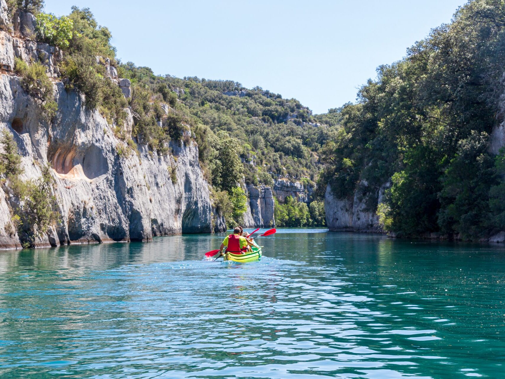 Gorges de Baudinard en canoë