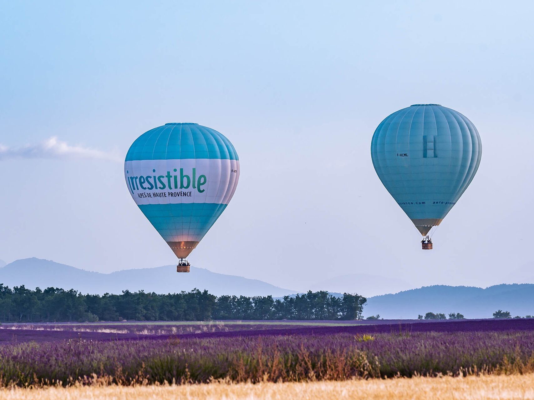 Montgolfières au départ de l'aérodrome de Puimoisson