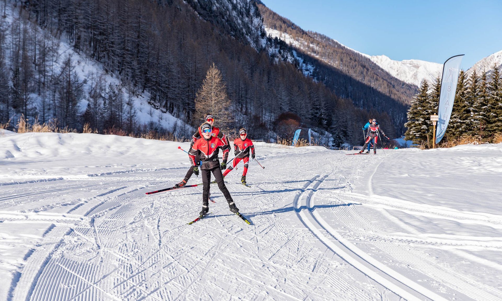 Ski de fond à Val d'Oronaye en Ubaye