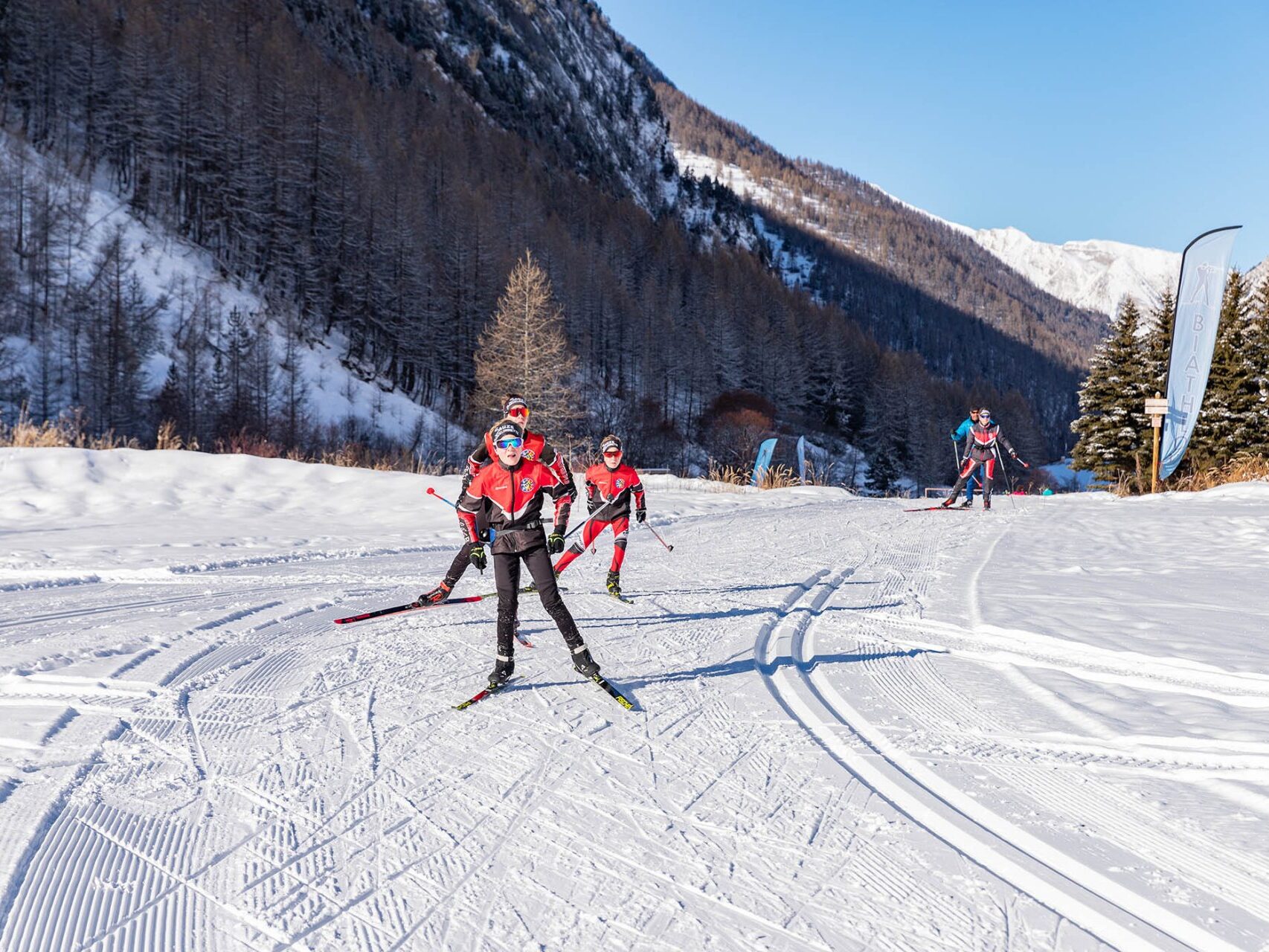 Ski de fond à Val d'Oronaye en Ubaye