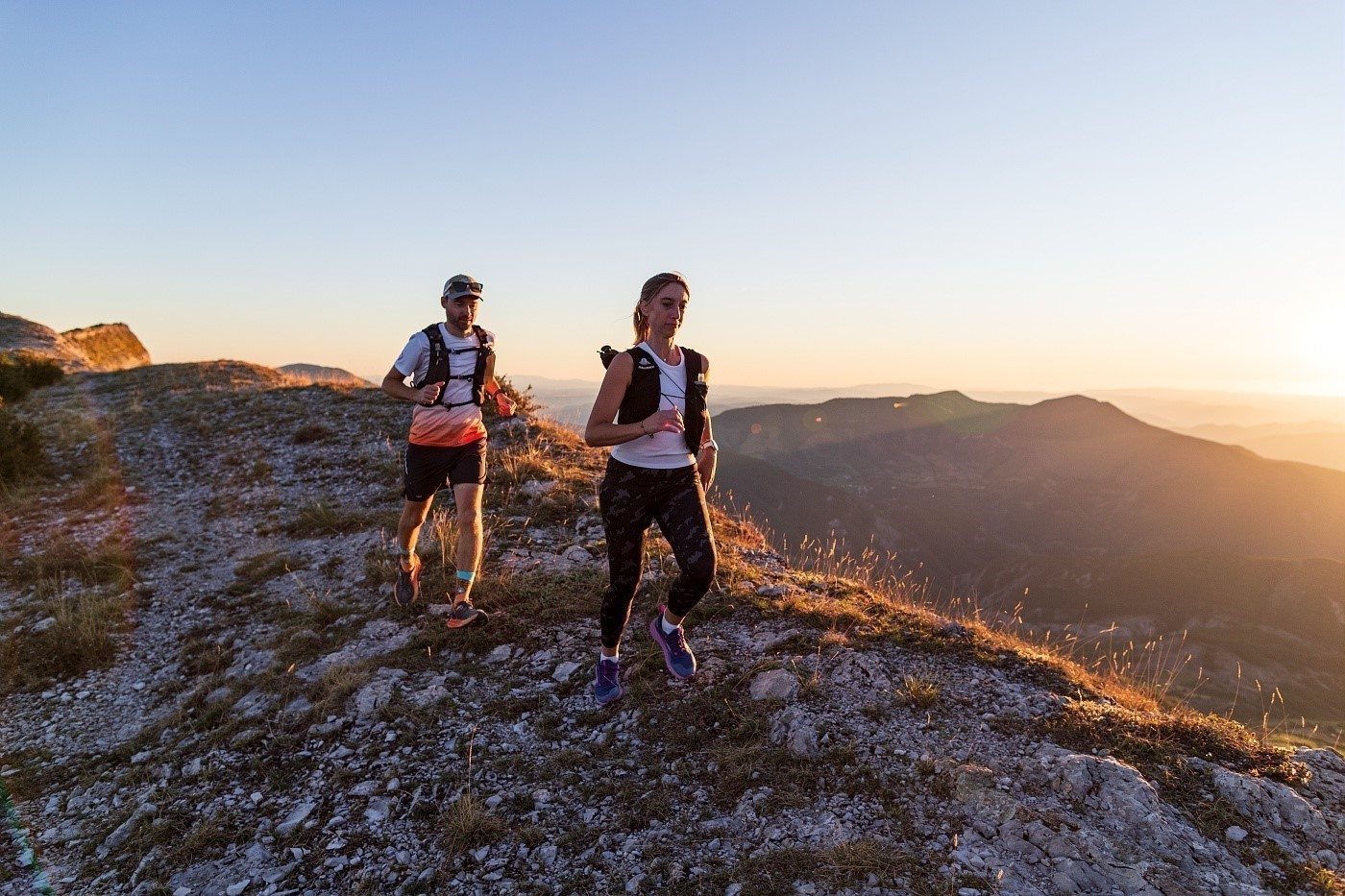 Trail dans la barre des Dourbes