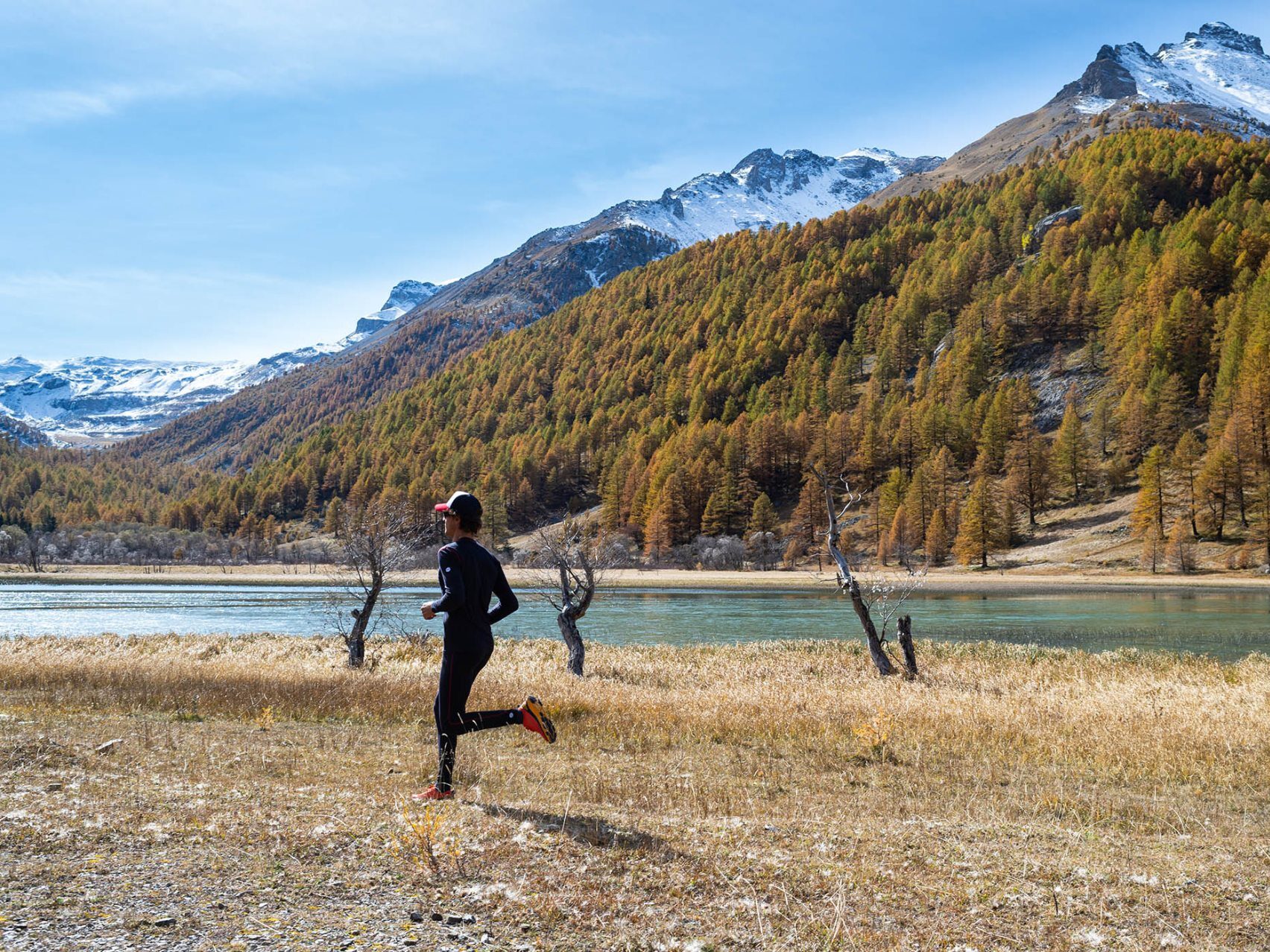 Trail au lac des Sagnes en Ubaye