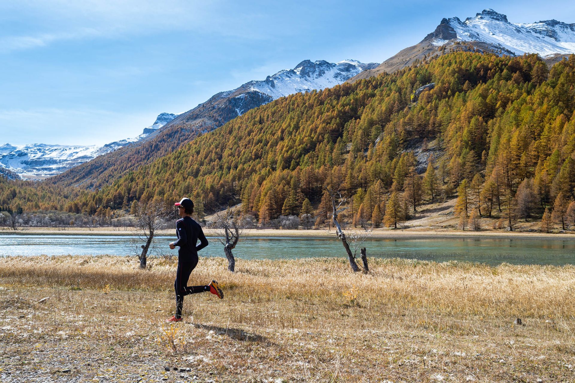 Trail au lac des Sagnes en Ubaye