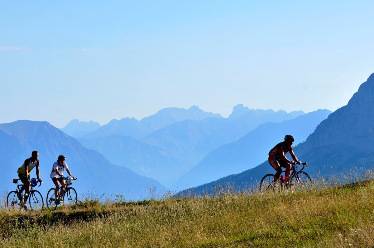 Vélo en Ubaye vers le Col d'Allos