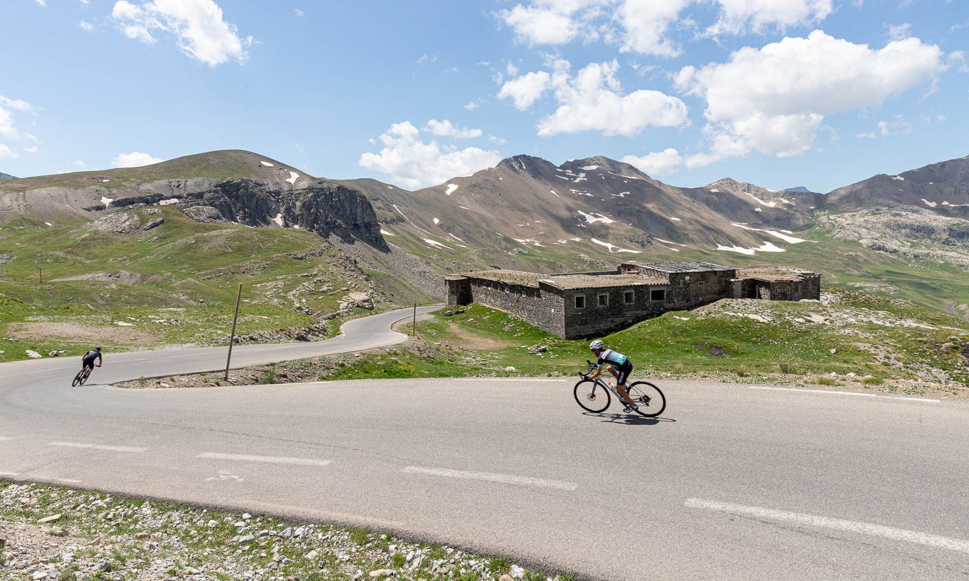Cyclotourisme dans le Col de la Bonette