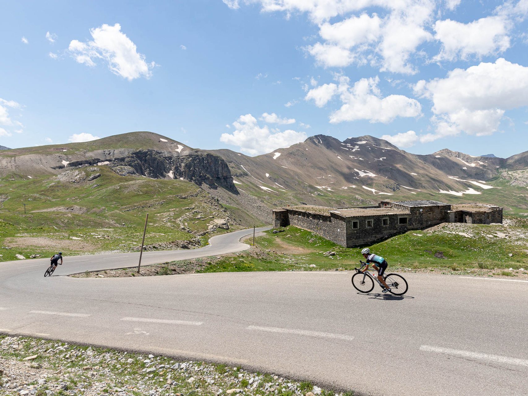 Cyclotourisme dans le Col de la Bonette