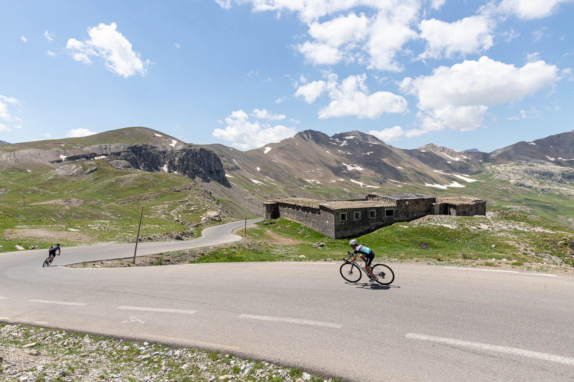 Cyclotourisme dans le Col de la Bonette