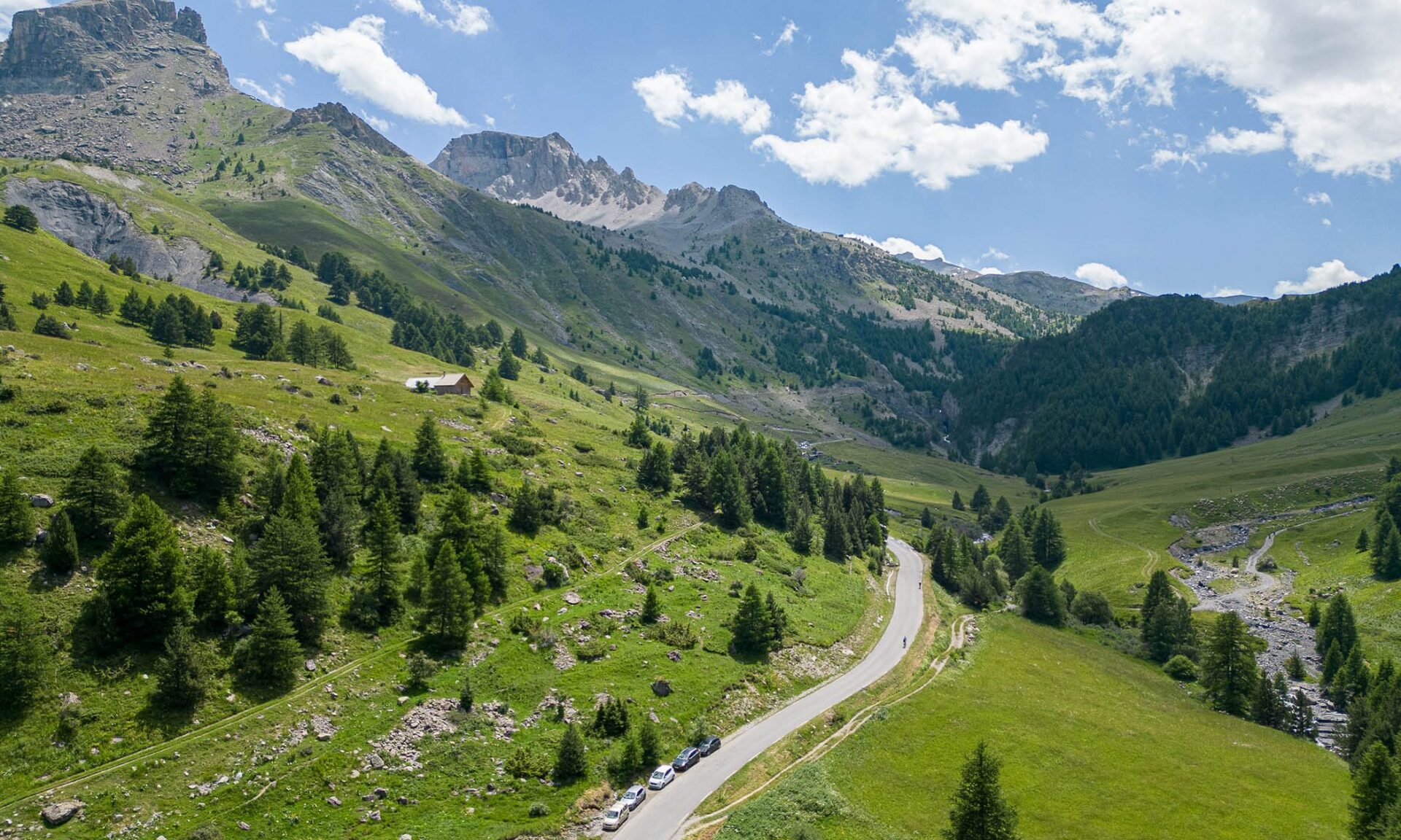 Col de la Bonette dans la vallée de l'Ubaye